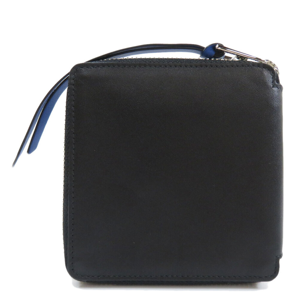 Loewe Bi Anagram Calfskin Wallet fold Black